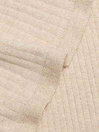 Carrey Ribbed Bell-Sleeve Top