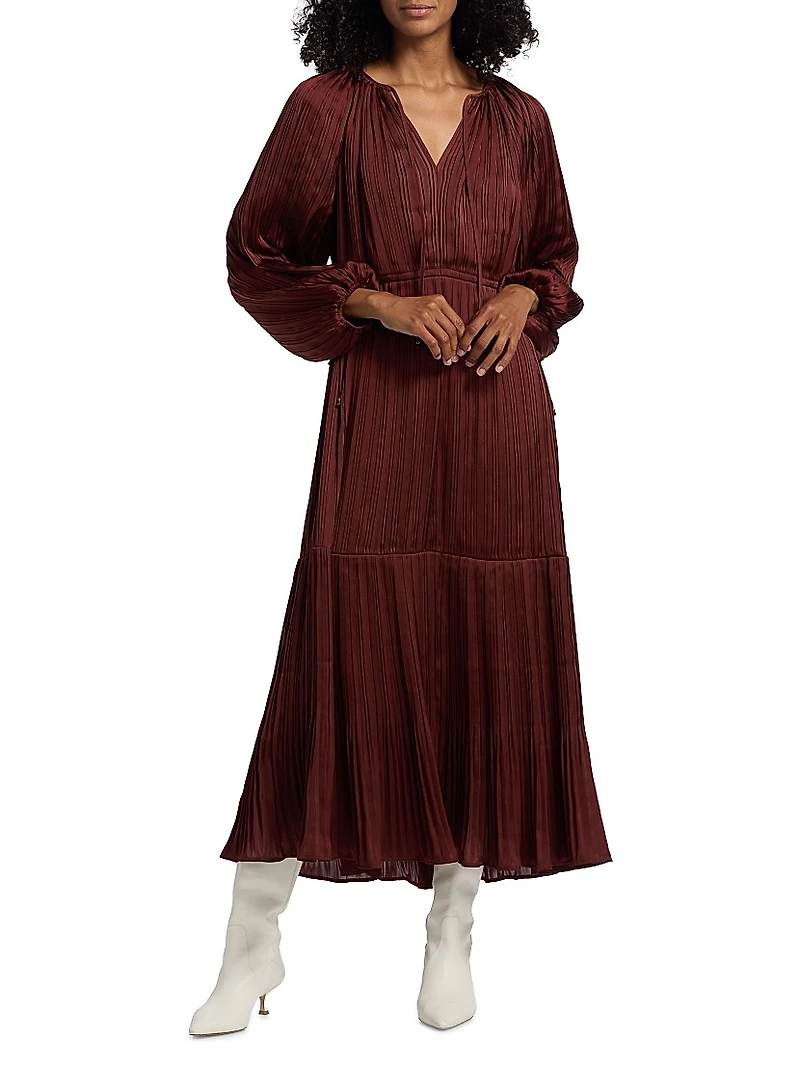 Perrin Pleated Maxi Dress