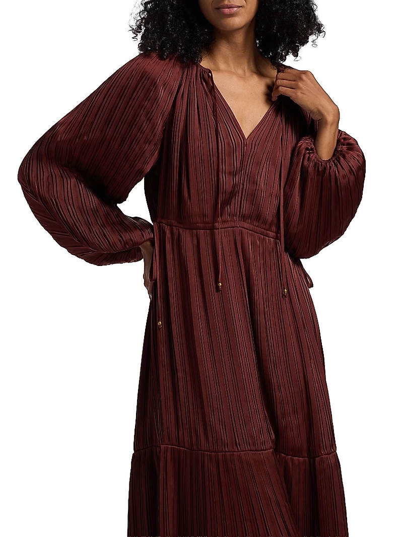 Perrin Pleated Maxi Dress