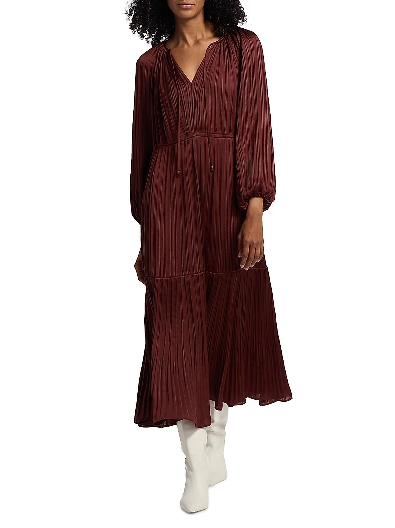 Perrin Pleated Maxi Dress
