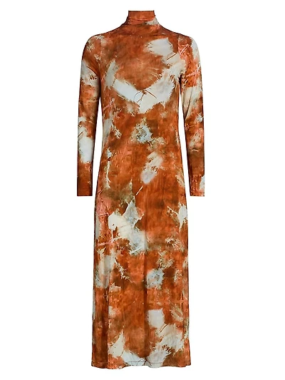 Paxton Tie-Dye Jersey Midi-Dress
