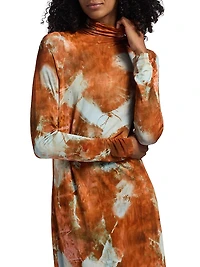 Paxton Tie-Dye Jersey Midi-Dress