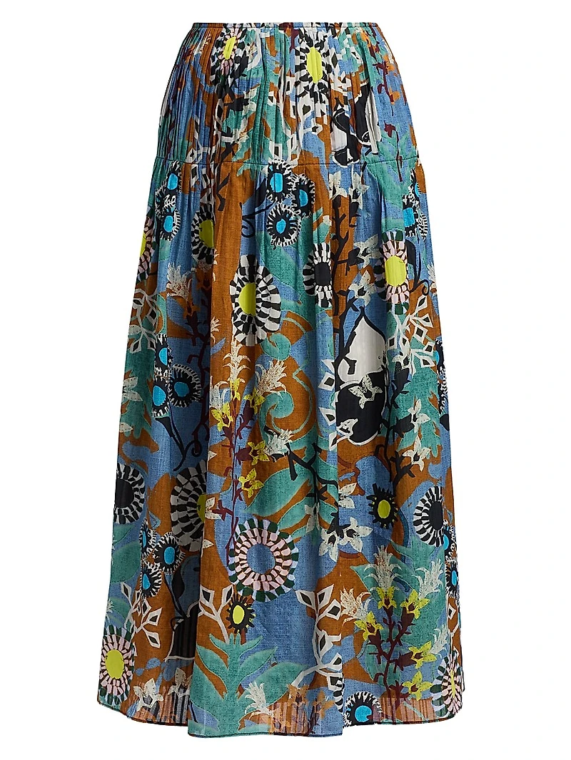 Wilson Floral Midi-Skirt