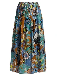 Wilson Floral Midi-Skirt
