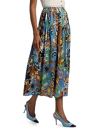 Wilson Floral Midi-Skirt