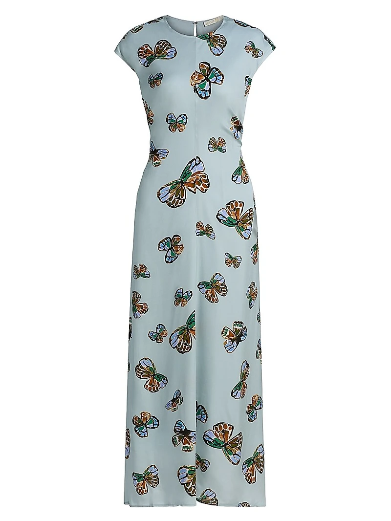 Zuri Butterfly Print Maxi Dress