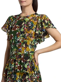 Quinby Ruffled Floral Maxi Dress