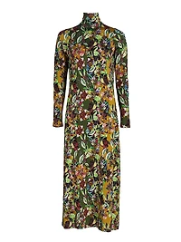 Paxton Floral Jersey Midi-Dress