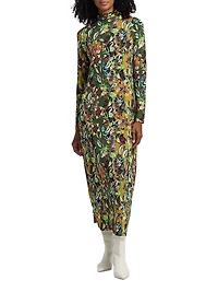 Paxton Floral Jersey Midi-Dress