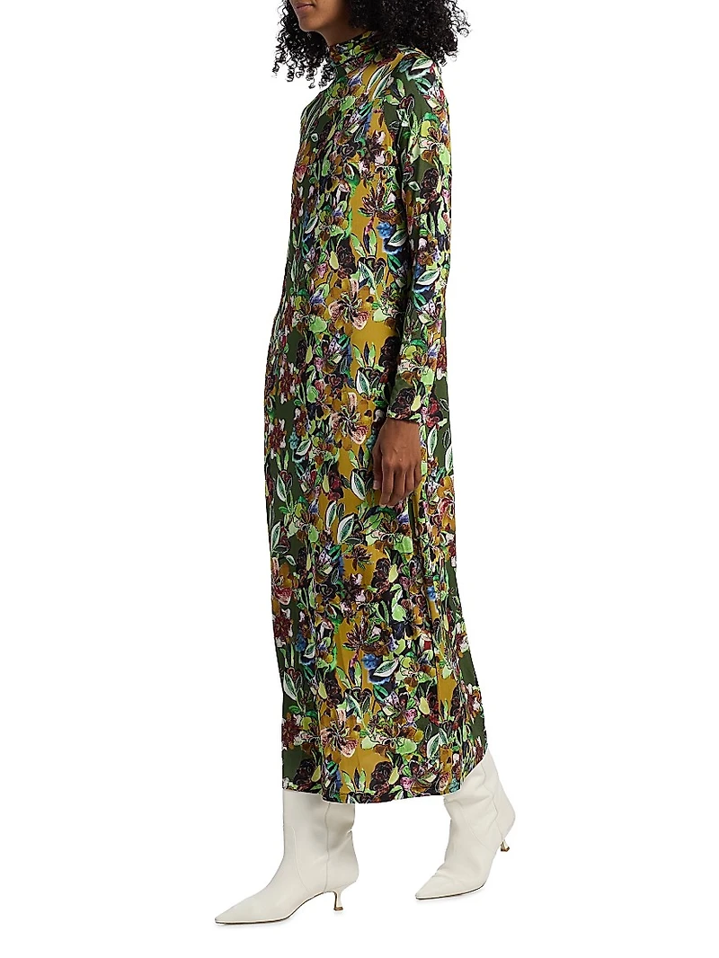 Paxton Floral Jersey Midi-Dress