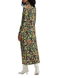 Paxton Floral Jersey Midi-Dress