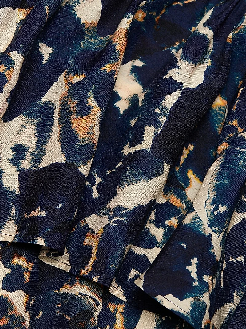 Quinby Abstract-Print Maxi Dress