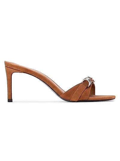 Joanna 65MM Suede Mules