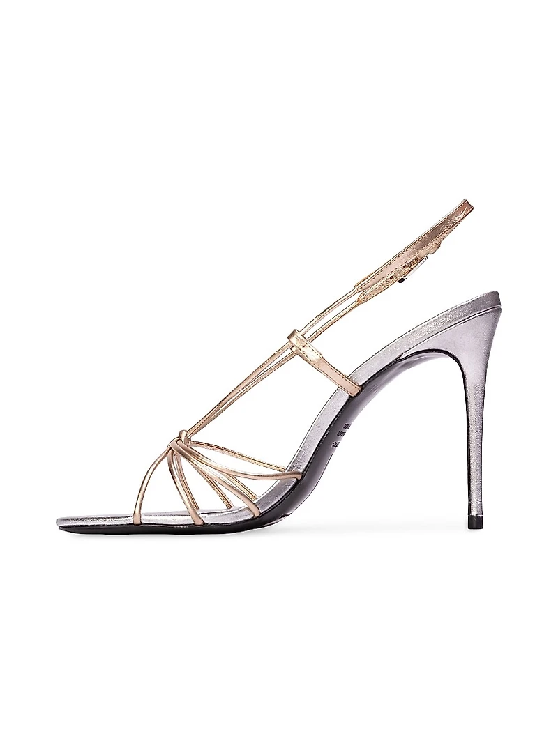 Fern 100MM Metallic Sandals