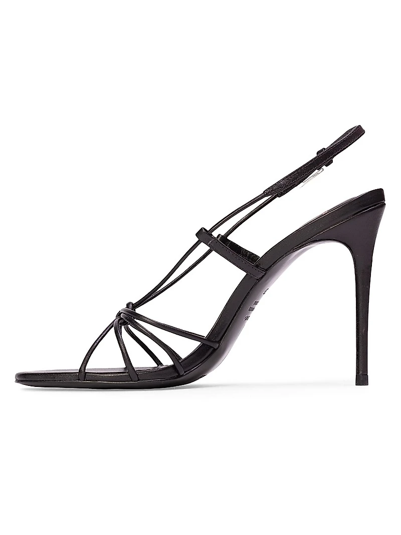 Fern 100MM Leather Sandals