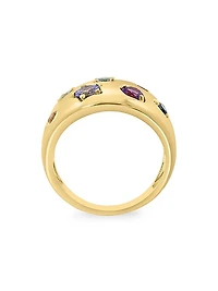 14K Yellow Gold & Multi-Gemstone Ring