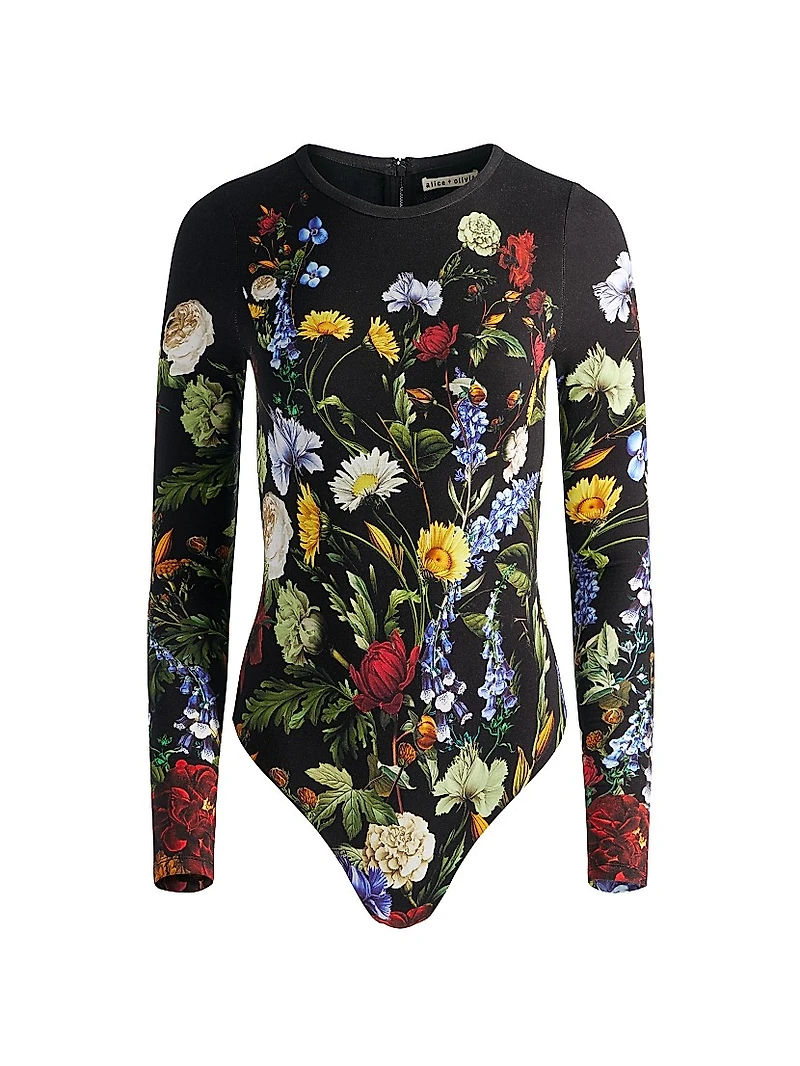 Olea Floral Crewneck Bodysuit