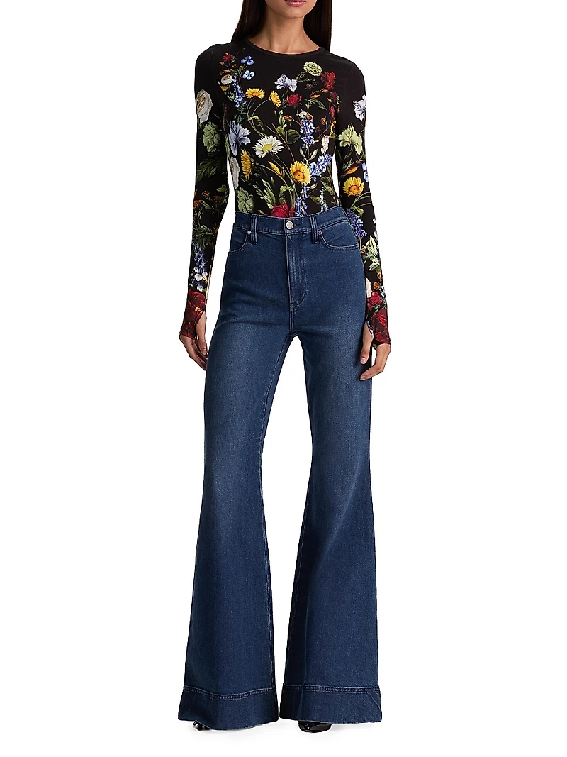 Olea Floral Crewneck Bodysuit