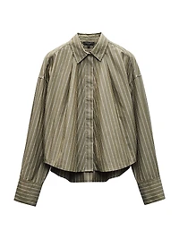 Martha Striped Poplin Shirt
