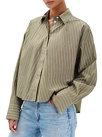 Martha Striped Poplin Shirt