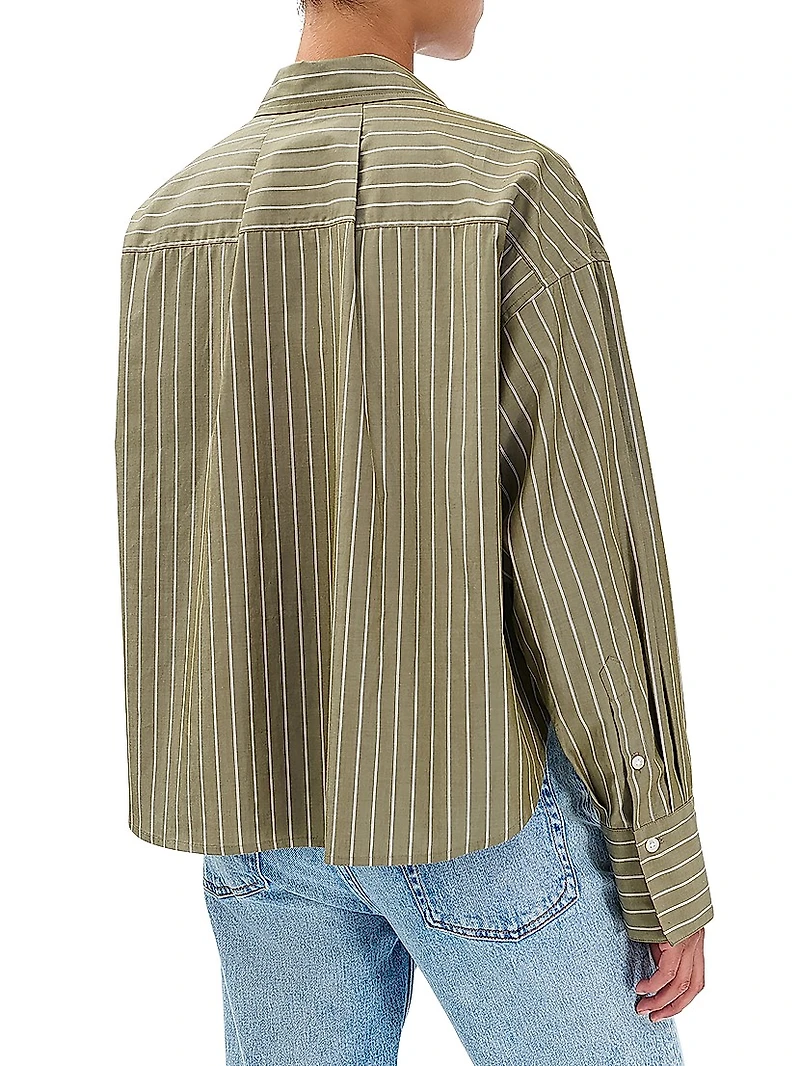 Martha Striped Poplin Shirt