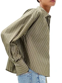 Martha Striped Poplin Shirt