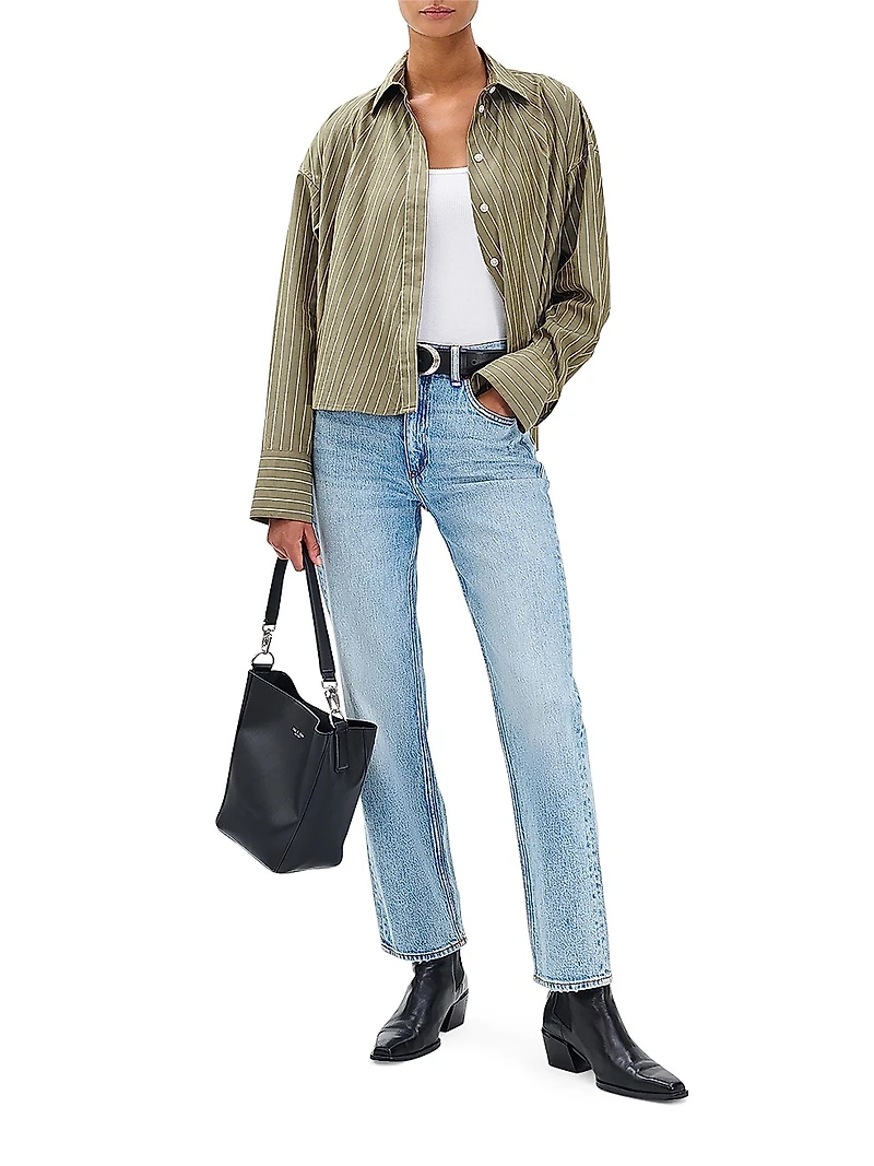 Martha Striped Poplin Shirt