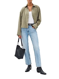 Martha Striped Poplin Shirt