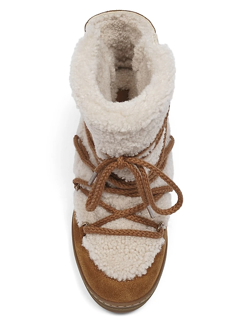 Nowles 40MM Fur & Leather Ankle Boots