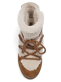 Nowles 40MM Fur & Leather Ankle Boots