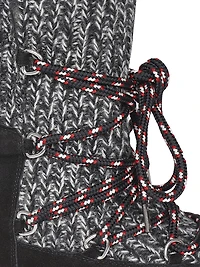 Nowles 40MM Shearling-Lined Wool Platform Boots