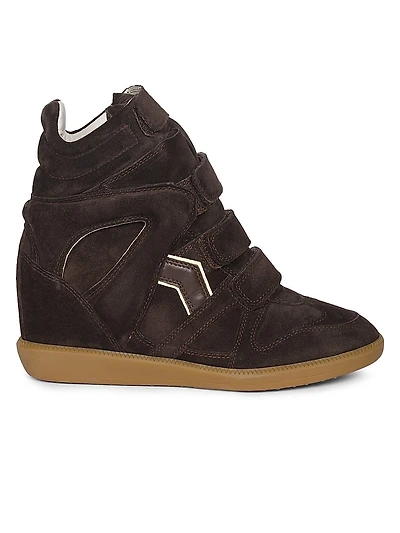 Bekett 50MM Suede High-Top Sneakers