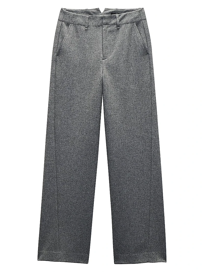 Shea Wool-Blend Tailored Pants