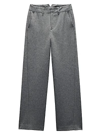 Shea Wool-Blend Tailored Pants