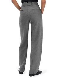 Shea Wool-Blend Tailored Pants