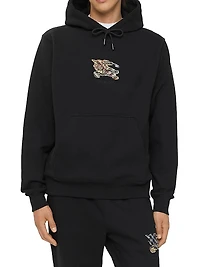 Logo Cotton Slim-Fit Hoodie
