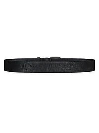 Long Belt Grained Leather