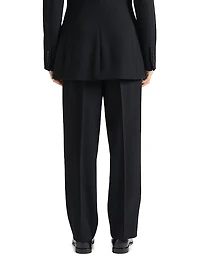 Two Pleats Tailored Pants Wool