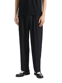 Two Pleats Tailored Pants Wool