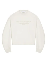 Sweater Wool with Logo Stamp Print