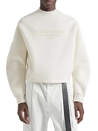 Sweater Wool with Logo Stamp Print