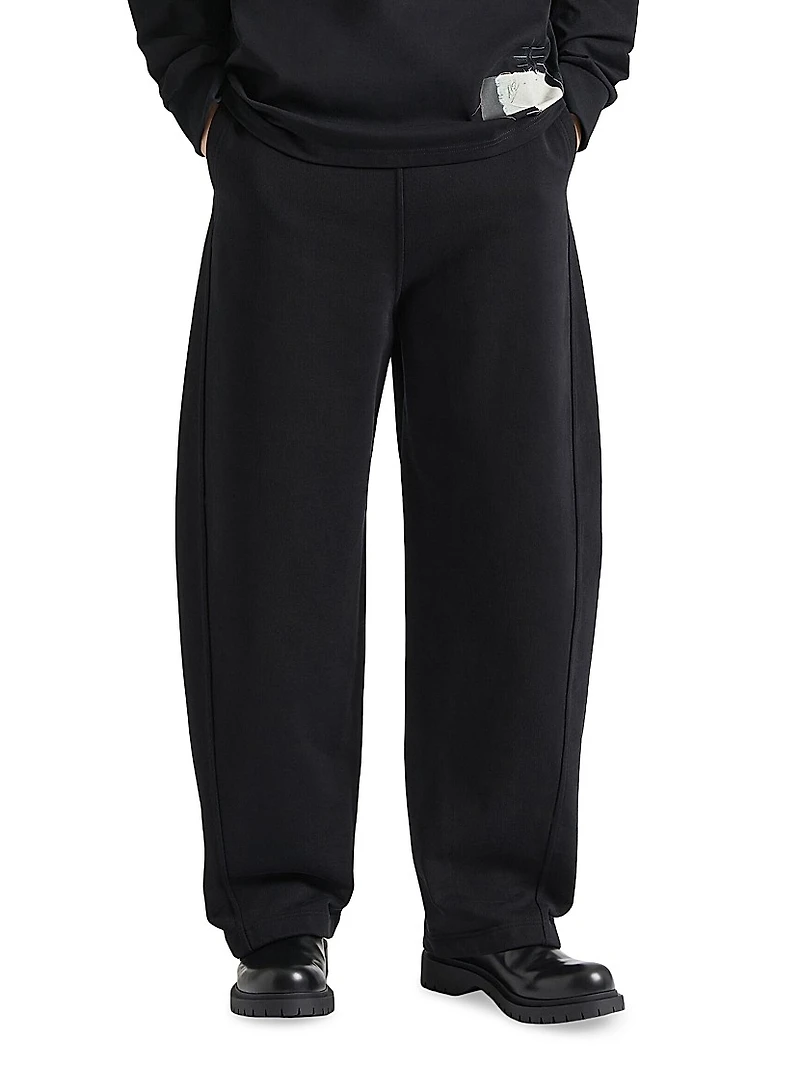 Jogger Pants Fleece with Logo Patch