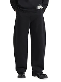 Jogger Pants Fleece with Logo Patch