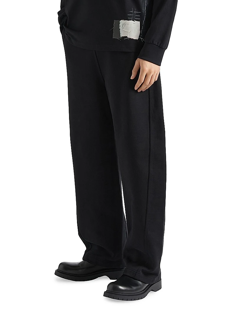 Jogger Pants Fleece with Logo Patch