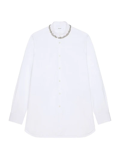 Shirt Poplin with Crystals