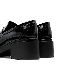 Alisa 50MM Patent Leather Penny Loafers