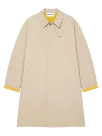 Bicolor Trench-Coat Cotton