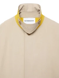 Bicolor Trench-Coat Cotton