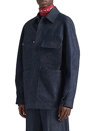 Overshirt Denim Herringbone