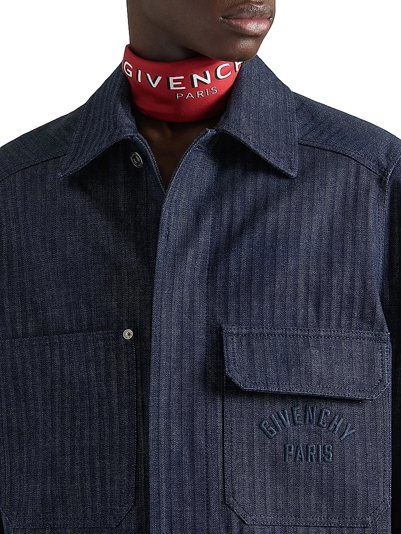 Overshirt Denim Herringbone